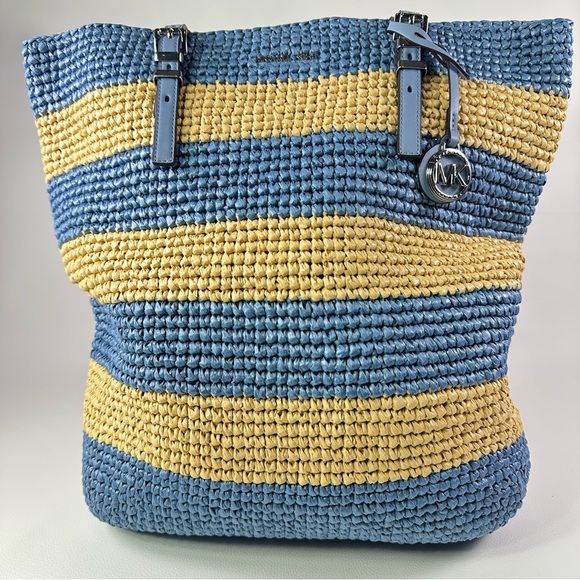 NWT Women’s Michael Kors Quinn Hand Crocheted Tote/Shoulder Bag - Picture 7 of 9